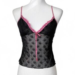 Y2K Victoria’s Secret Mesh Cami